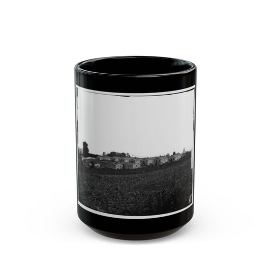 Washington, D.C. General View Of Harewood Hospital, On Farm Of W. W. Corcoran, 7th Street Road Near Soldiers' Home (U.S. Civil War) Black Coffee Mug-15oz-The Sticker Space