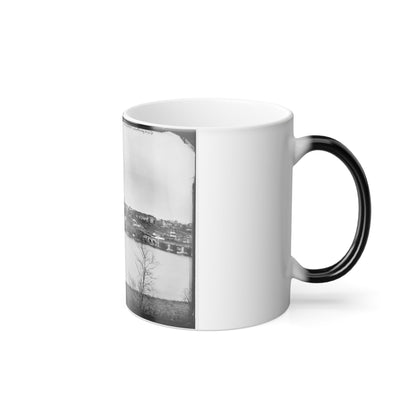 Washington, D.C. Georgetown From the Virginia Bank; Aqueduct Bridge at the Extreme Right (U.S. Civil War) Color Morphing Mug 11oz-11oz-The Sticker Space