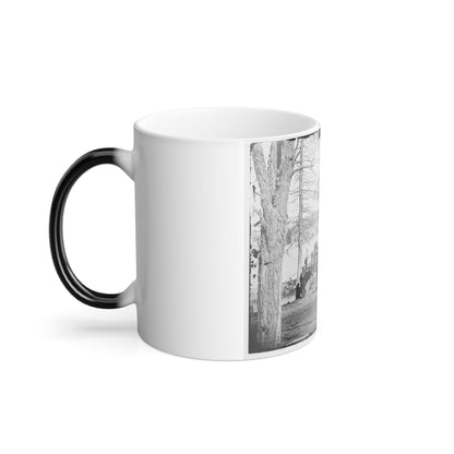 Washington, D.C. Guards at Ferry Landing on Mason's Island Examining a Pass (U.S. Civil War) Color Morphing Mug 11oz-11oz-The Sticker Space