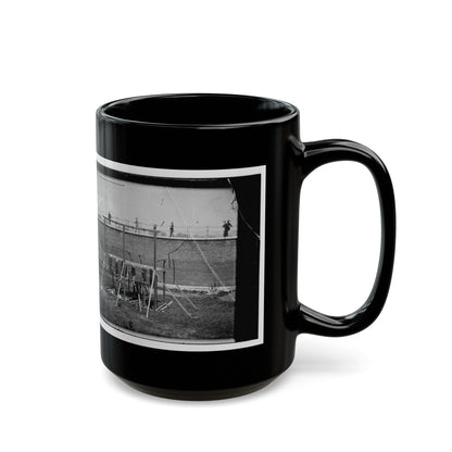 Washington, D.C. Hanging Bodies Of The Conspirators; Guards Only In Yard (U.S. Civil War) Black Coffee Mug-The Sticker Space