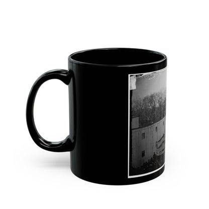 Washington, D.C. Hooded Body Of Captain Wirz Hanging From The Scaffold (U.S. Civil War) Black Coffee Mug-The Sticker Space