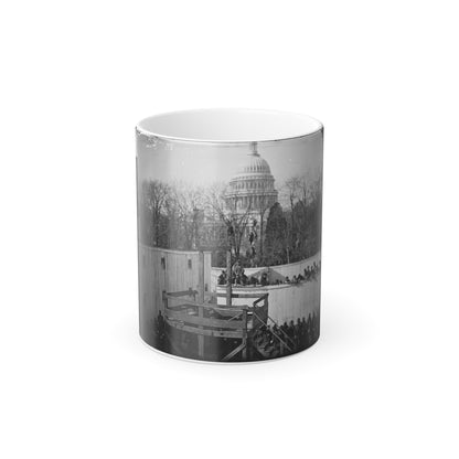 Washington, D.C. Hooded Body of Captain Wirz Hanging From the Scaffold (U.S. Civil War) Color Morphing Mug 11oz-11oz-The Sticker Space