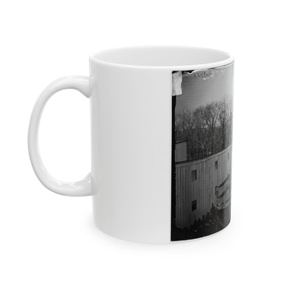 Washington, D.C. Hooded Body Of Captain Wirz Hanging From The Scaffold (U.S. Civil War) White Coffee Mug-The Sticker Space