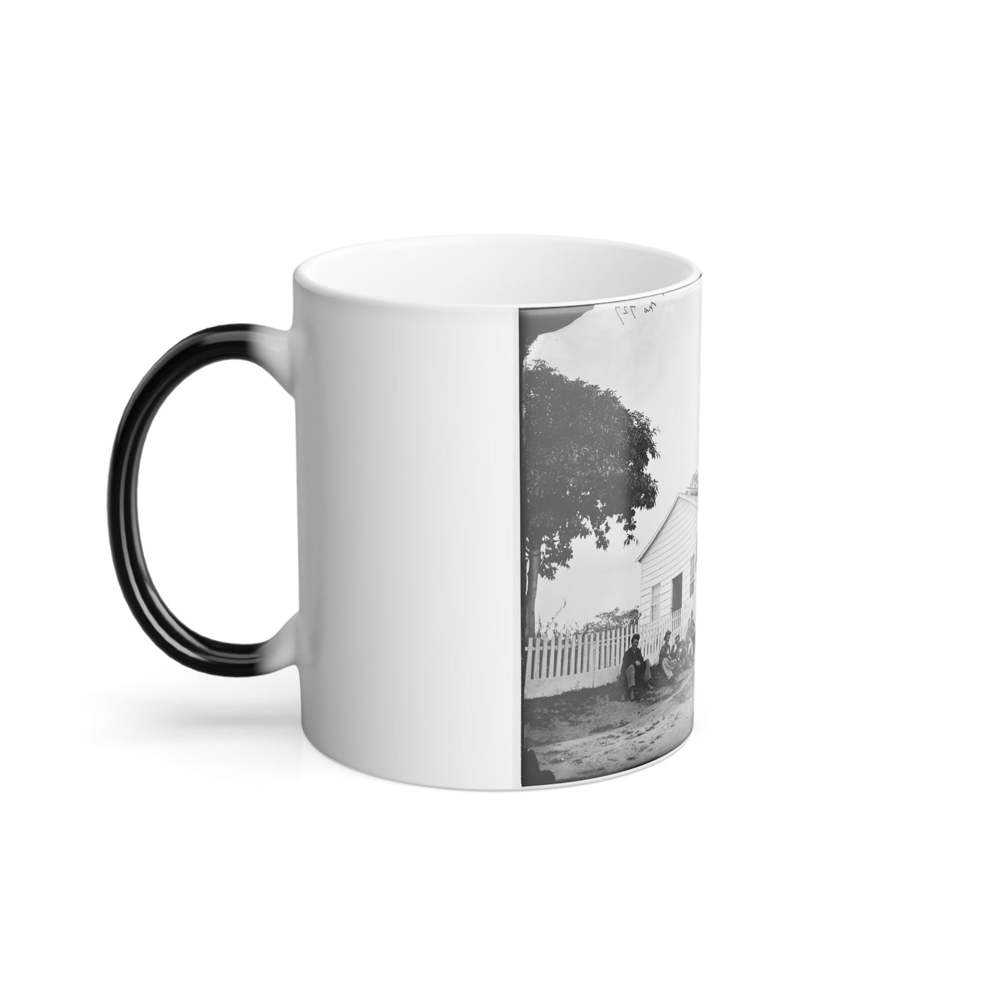 Washington, D.C. Hospitals, Signal Corps Camp Quarters Near Georgetown (U.S. Civil War) Color Morphing Mug 11oz-11oz-The Sticker Space