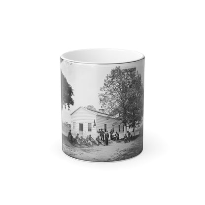 Washington, D.C. Hospitals, Signal Corps Camp Quarters Near Georgetown (U.S. Civil War) Color Morphing Mug 11oz-11oz-The Sticker Space