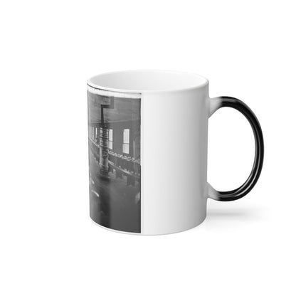 Washington, D.C. Mess Hall at Harewood Hospital, Heated by Elaborate Stoves (U.S. Civil War) Color Morphing Mug 11oz-11oz-The Sticker Space