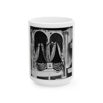 Washington, D.C. President Lincoln's Box At Ford's Theater(2) (U.S. Civil War) White Coffee Mug-15oz-The Sticker Space