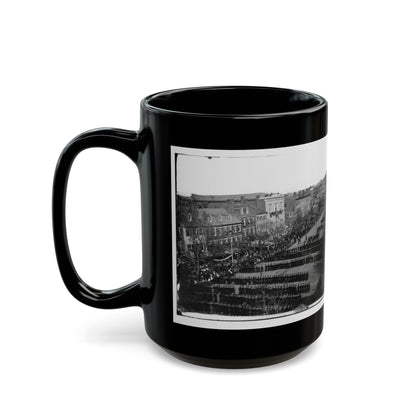 Washington, D.C. President Lincoln's Funeral Procession On Pennsylvania Avenue (U.S. Civil War) Black Coffee Mug