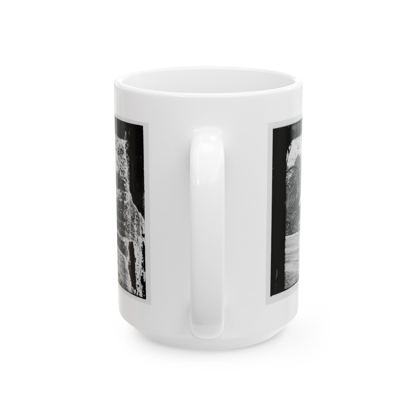 Washington, D.C. Presidential Reviewing Stand, With Guests And Guard (U.S. Civil War) White Coffee Mug-The Sticker Space