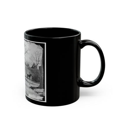 Washington, D.C. Ruins Of Kalorama Hospital, 23d And S Streets, Nw (U.S. Civil War) Black Coffee Mug-The Sticker Space