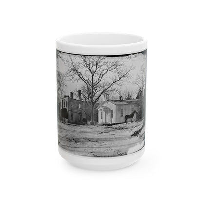 Washington, D.C. Ruins Of Kalorama Hospital, 23d And S Streets, Nw (U.S. Civil War) White Coffee Mug-15oz-The Sticker Space