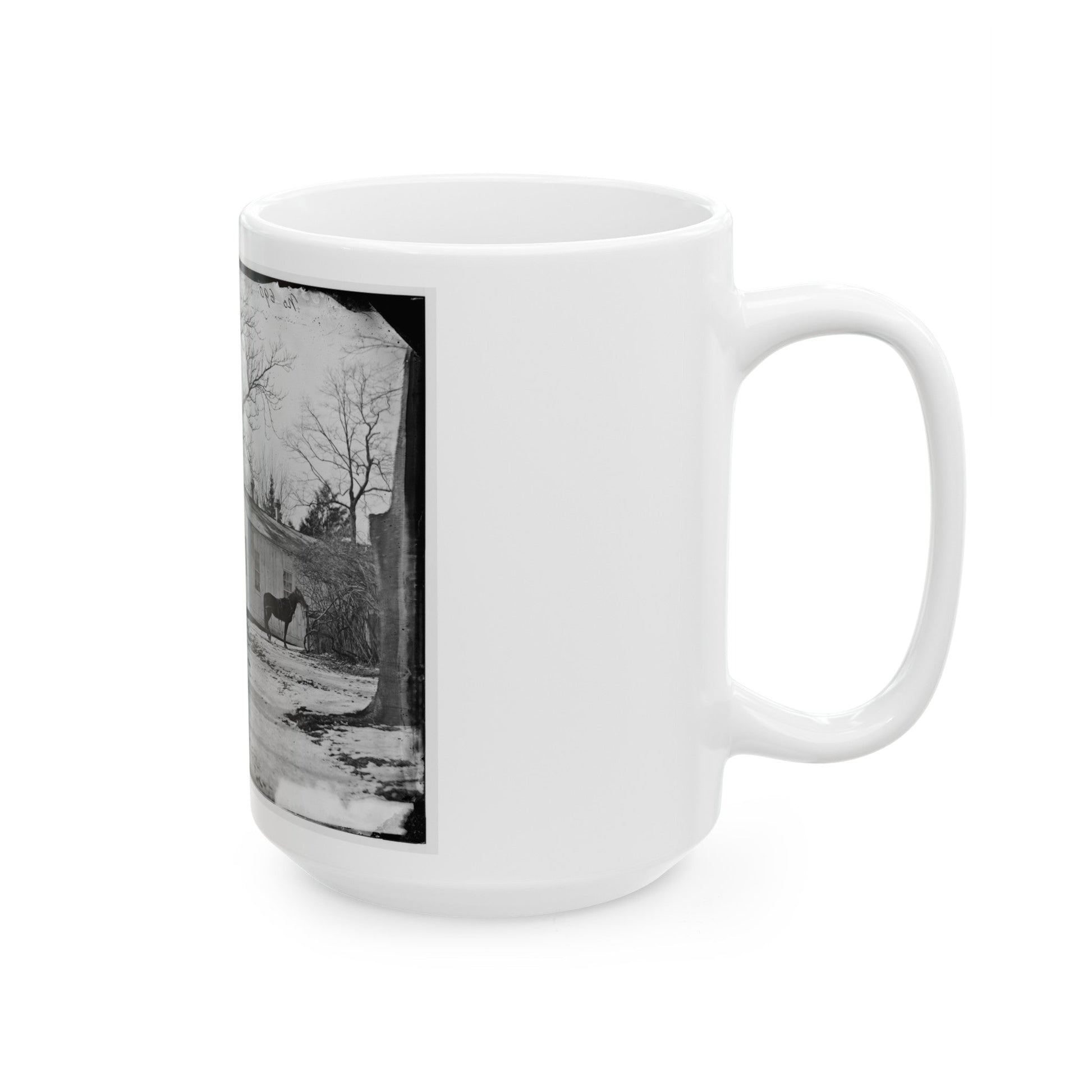 Washington, D.C. Ruins Of Kalorama Hospital, 23d And S Streets, Nw (U.S. Civil War) White Coffee Mug-The Sticker Space