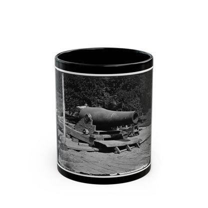 Washington, D.C., Vicinity. 15-In. Gun And Mounting (U.S. Civil War) Black Coffee Mug-11oz-The Sticker Space