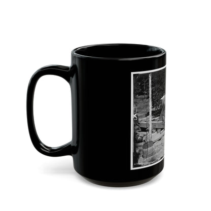 Washington, D.C., Vicinity. 15-In. Gun And Mounting (U.S. Civil War) Black Coffee Mug-The Sticker Space