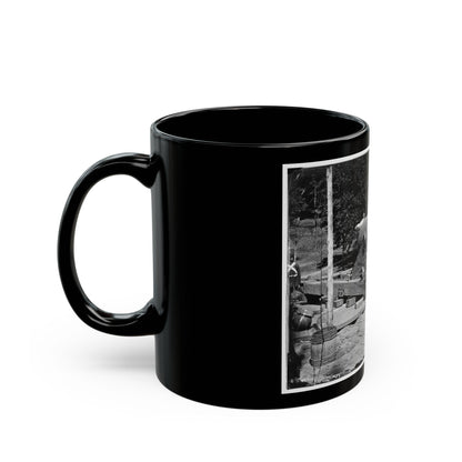 Washington, D.C., Vicinity. 15-In. Gun And Mounting (U.S. Civil War) Black Coffee Mug-The Sticker Space