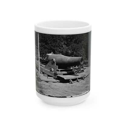 Washington, D.C., Vicinity. 15-In. Gun And Mounting (U.S. Civil War) White Coffee Mug-15oz-The Sticker Space