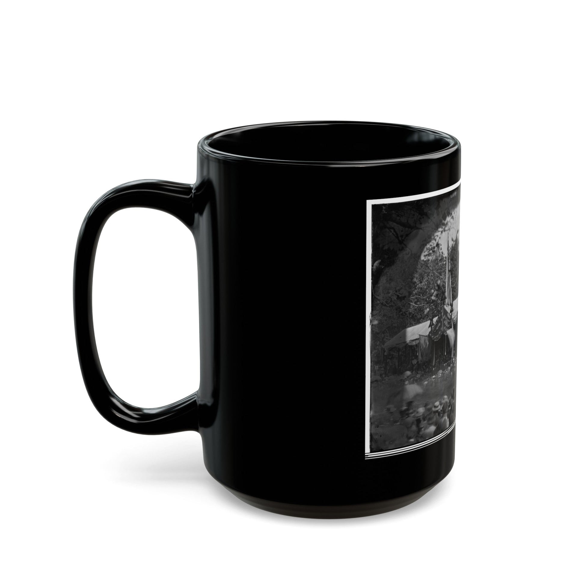 Washington, D.C. View In Front Of Presidential Reviewing Stand (U.S. Civil War) Black Coffee Mug-The Sticker Space