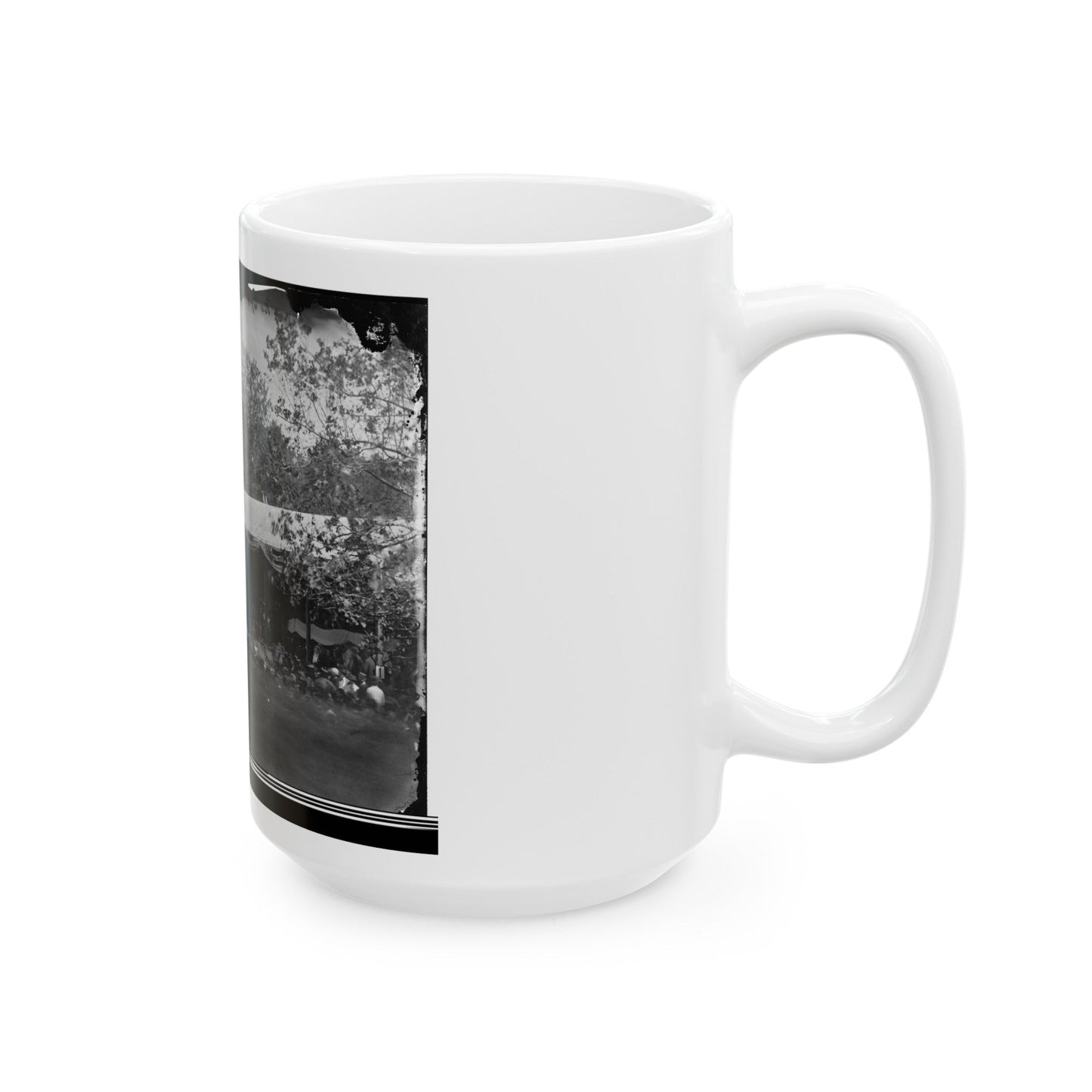 Washington, D.C. View In Front Of Presidential Reviewing Stand (U.S. Civil War) White Coffee Mug-The Sticker Space