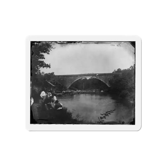 Washington, D.C. Cabin John Bridge In Nearby Maryland (U.S. Civil War) Refrigerator Magnet 6 Inch Die-Cut - The Sticker Space
