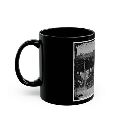 Washington, District Of Columbia (Vicinity). Gen. Daniel White And Staff (U.S. Civil War) Black Coffee Mug-The Sticker Space