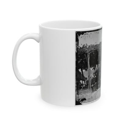 Washington, District Of Columbia (Vicinity). Gen. Daniel White And Staff (U.S. Civil War) White Coffee Mug-The Sticker Space