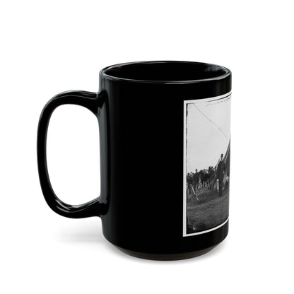 Washington, District Of Columbia (Vicinity). Gen. Robert Nugent And Staff. (Irish Brigade) (U.S. Civil War) Black Coffee Mug-The Sticker Space