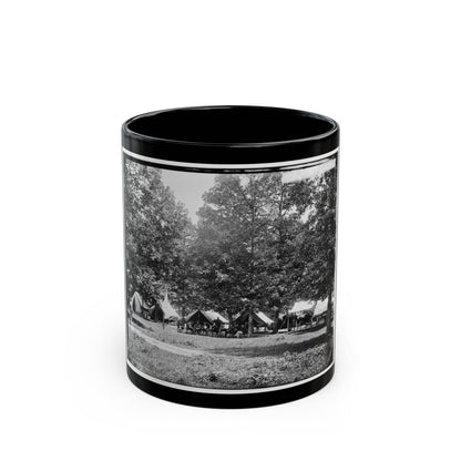 Washington, District Of Columbia (Vicinity). Gen. William F. Bartlett's Headquarters (U.S. Civil War) Black Coffee Mug-11oz-The Sticker Space