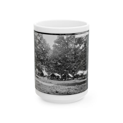 Washington, District Of Columbia (Vicinity). Gen. William F. Bartlett's Headquarters (U.S. Civil War) White Coffee Mug-15oz-The Sticker Space