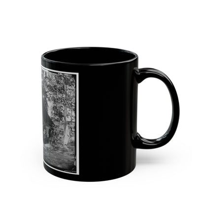 Washington, District Of Columbia (Vicinity). Headquarters Of Gen. Gershom Mott (U.S. Civil War) Black Coffee Mug-The Sticker Space