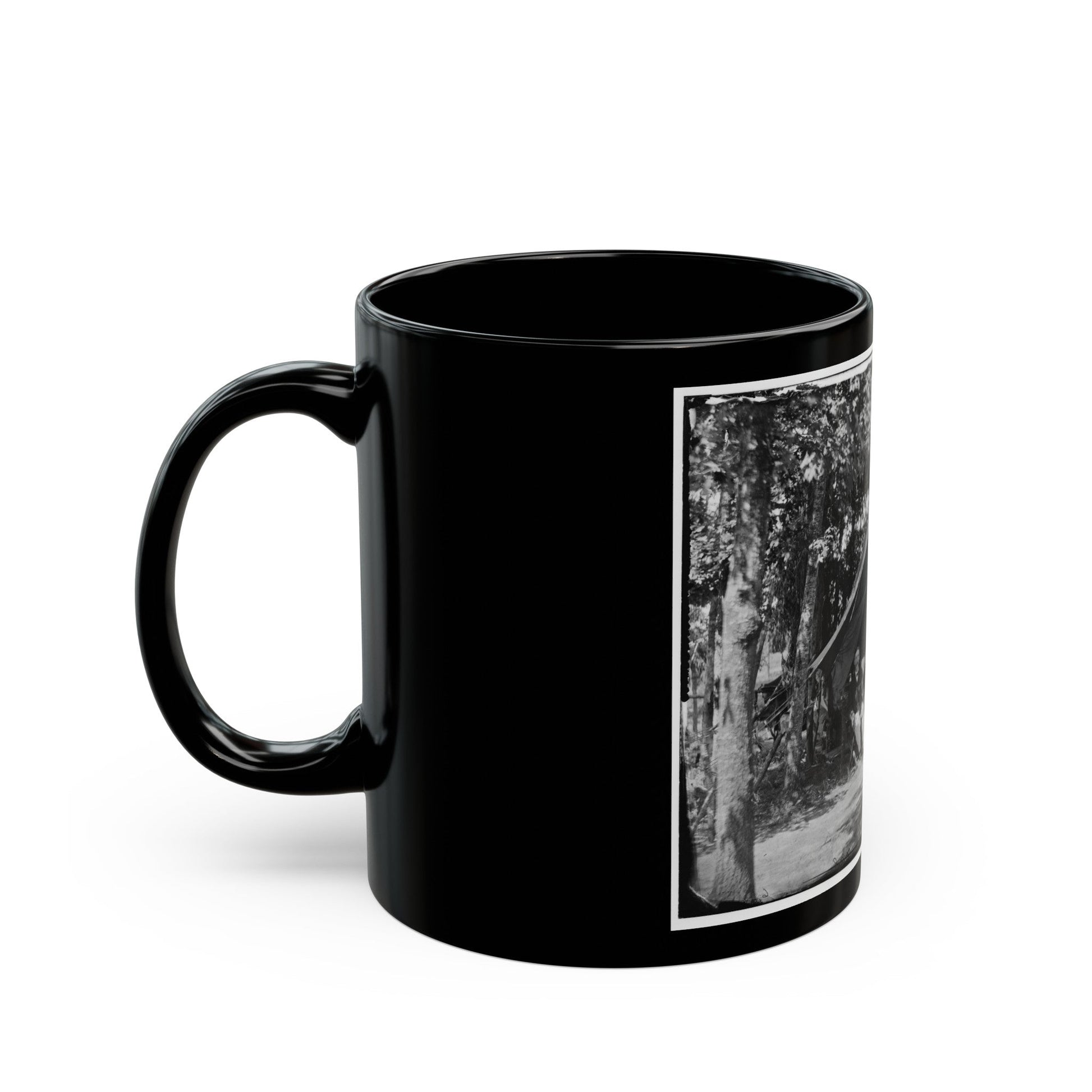 Washington, District Of Columbia (Vicinity). Headquarters Of Gen. Gershom Mott (U.S. Civil War) Black Coffee Mug-The Sticker Space