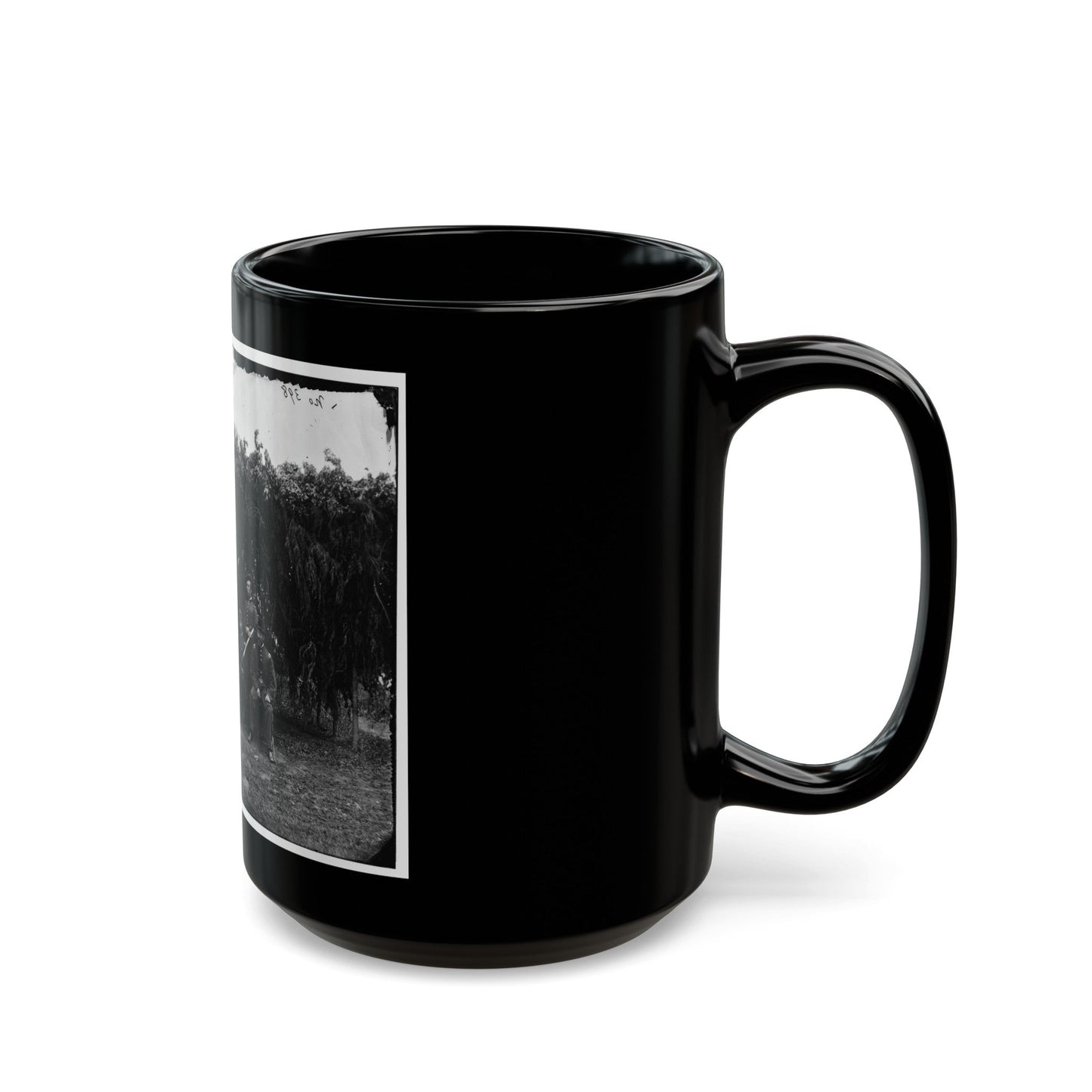 Washington, District Of Columbia (Vicinity). Officers Of 3d U.S. Infantry (U.S. Civil War) Black Coffee Mug-The Sticker Space