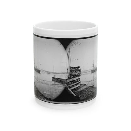 Washington, District Of Columbia. Brazilian Steamer (U.S. Civil War) White Coffee Mug-11oz-The Sticker Space