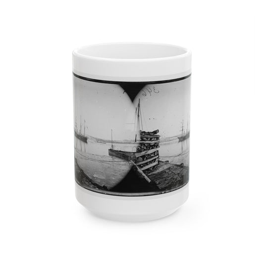 Washington, District Of Columbia. Brazilian Steamer (U.S. Civil War) White Coffee Mug-15oz-The Sticker Space