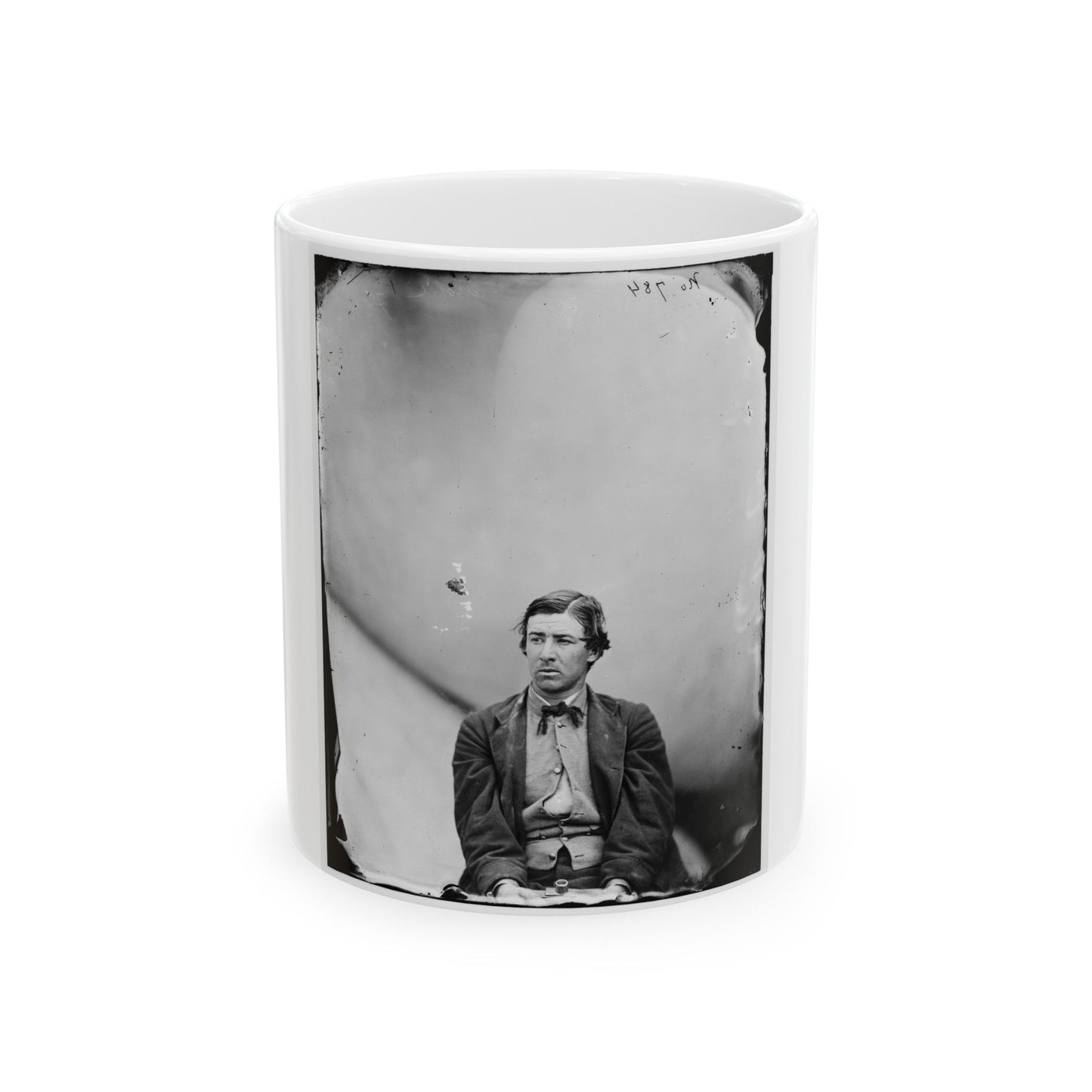 Washington Navy Yard, D.C. David E. Herold, A Conspirator (U.S. Civil War) White Coffee Mug-11oz-The Sticker Space