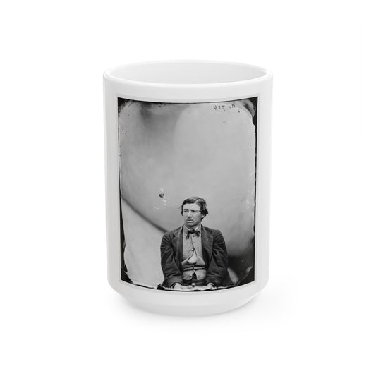 Washington Navy Yard, D.C. David E. Herold, A Conspirator (U.S. Civil War) White Coffee Mug