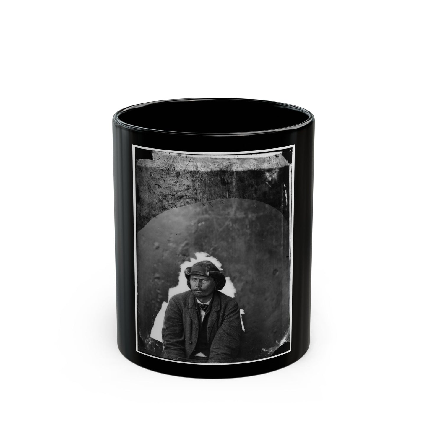 Washington Navy Yard, D.C. George A. Atzerodt, A Conspirator (U.S. Civil War) Black Coffee Mug-11oz-The Sticker Space