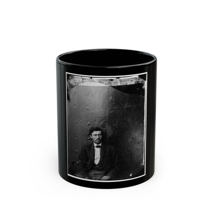 Washington Navy Yard, D.C. Samuel Arnold, A Conspirator (U.S. Civil War) Black Coffee Mug-11oz-The Sticker Space
