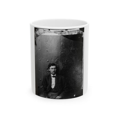 Washington Navy Yard, D.C. Samuel Arnold, A Conspirator (U.S. Civil War) White Coffee Mug-11oz-The Sticker Space