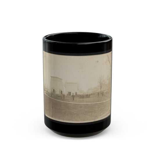 Washington Navy Yard, Washington, D.C. (U.S. Civil War) Black Coffee Mug-15oz-The Sticker Space