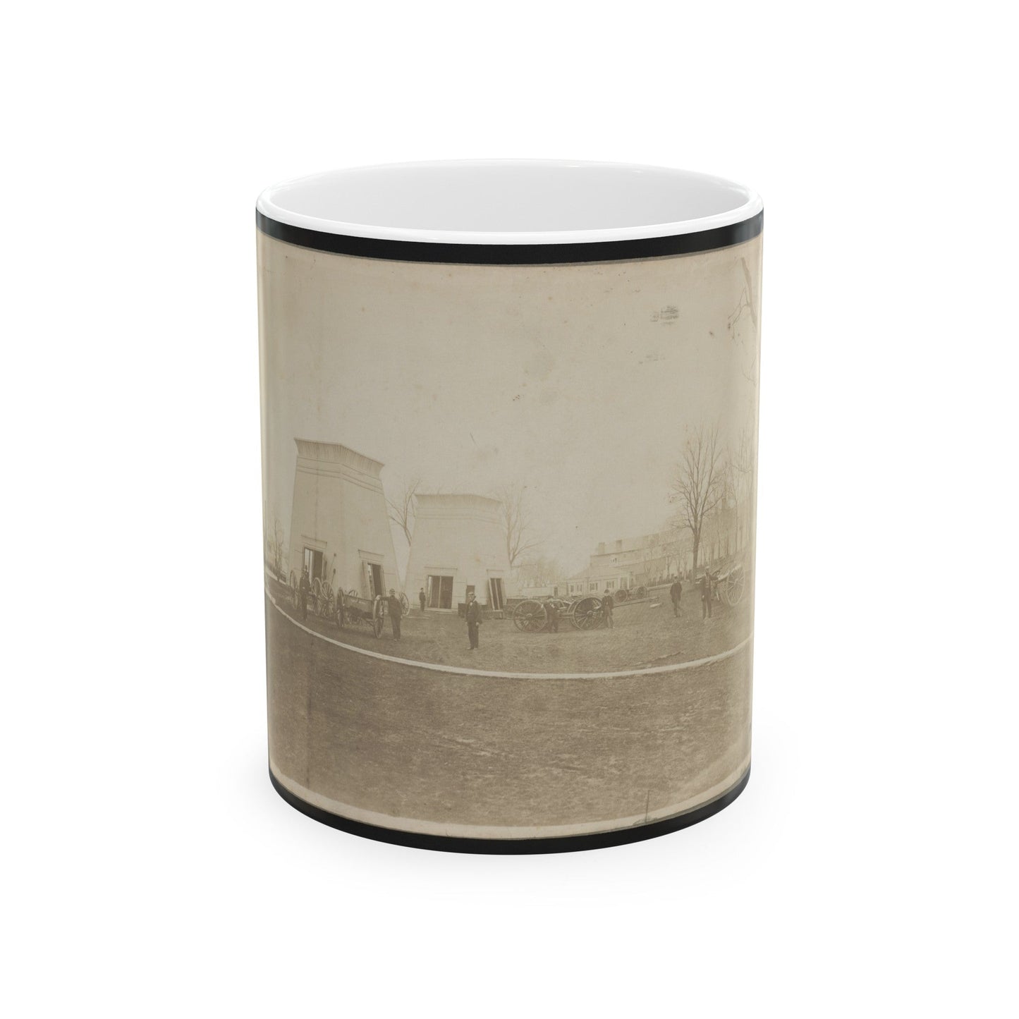 Washington Navy Yard, Washington, D.C. (U.S. Civil War) White Coffee Mug-11oz-The Sticker Space