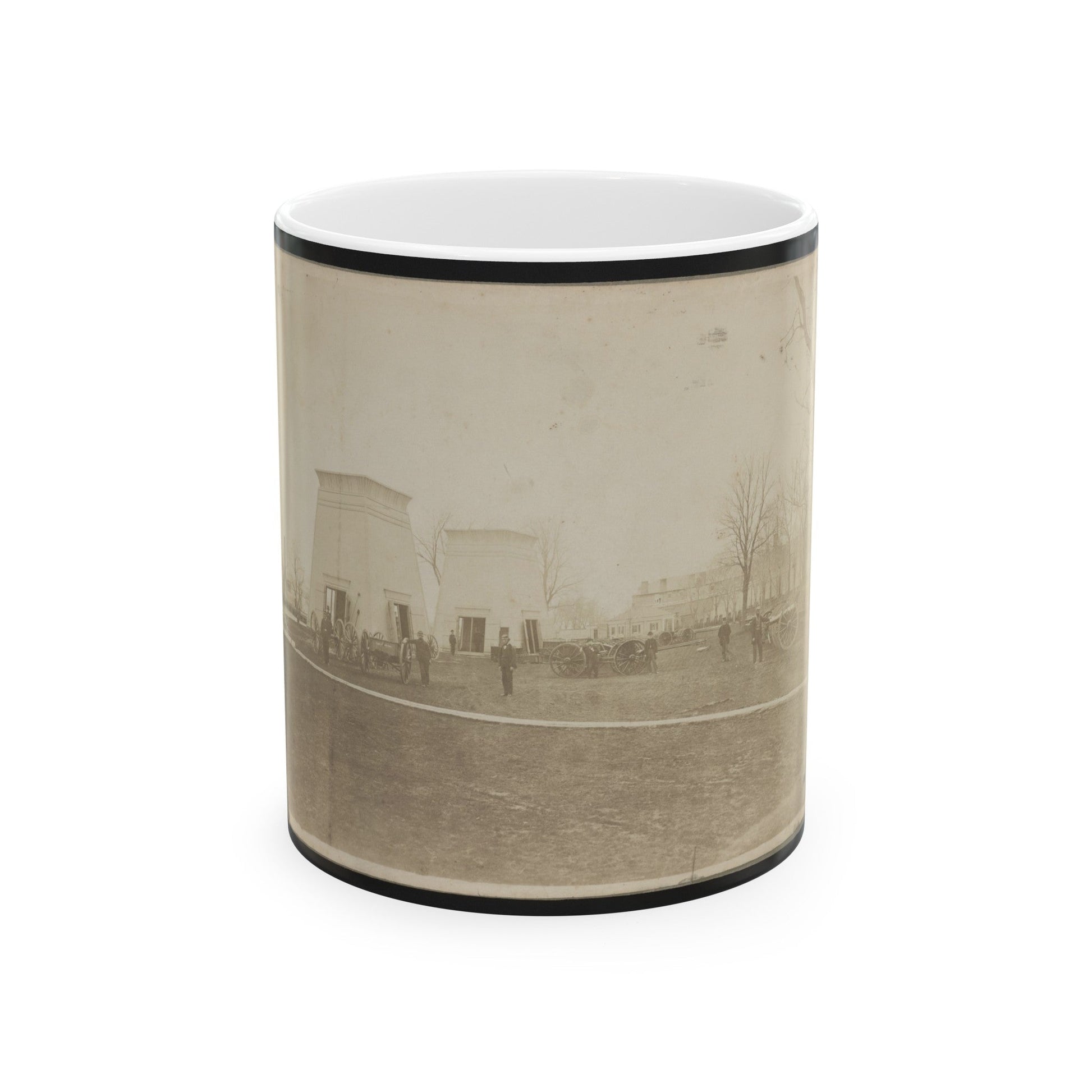 Washington Navy Yard, Washington, D.C. (U.S. Civil War) White Coffee Mug-11oz-The Sticker Space