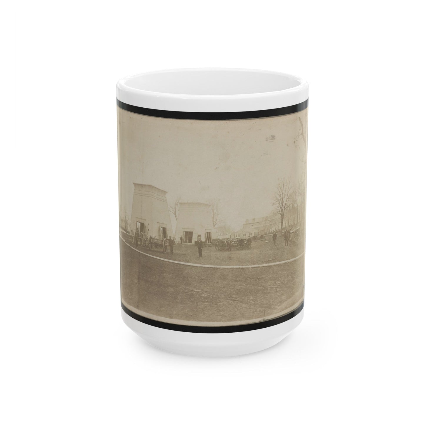 Washington Navy Yard, Washington, D.C. (U.S. Civil War) White Coffee Mug-15oz-The Sticker Space