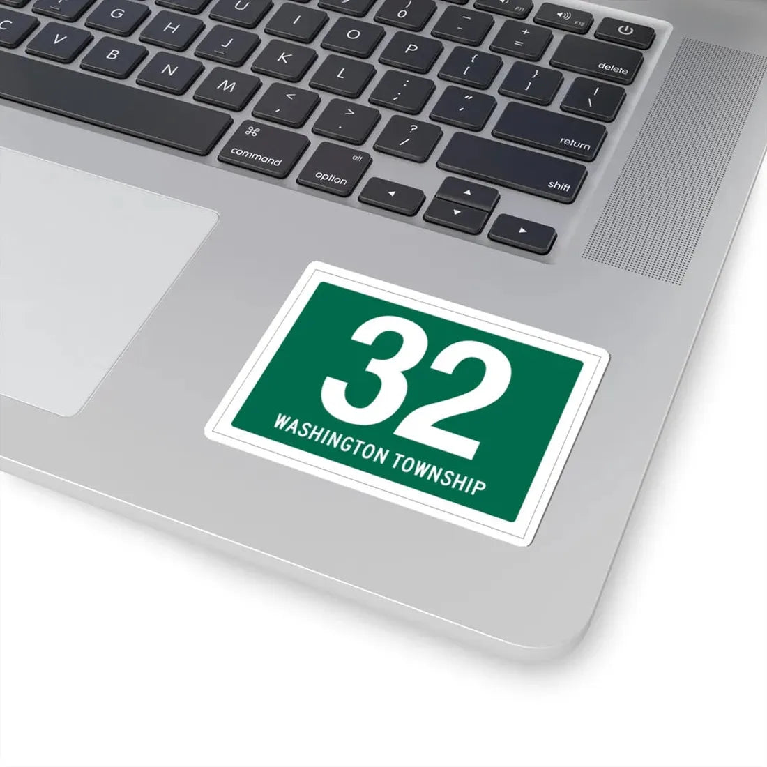 Washington Township Route 32 Paulding County Ohio (Ohio) (Road Sign) STICKER Vinyl Kiss-Cut Decal - The Sticker Space