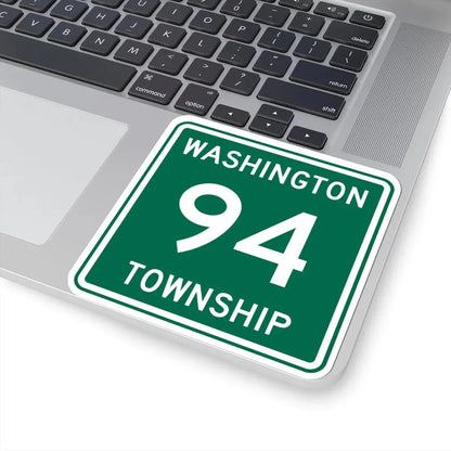 Washington Township Route 94 Logan County Ohio (Ohio) (Road Sign) STICKER Vinyl Kiss-Cut Decal - The Sticker Space