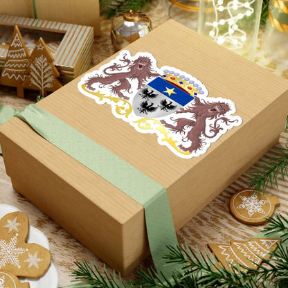 Wasseiges wapen (Belgium) (Coat of Arms) STICKER Vinyl Kiss-Cut Decal - The Sticker Space