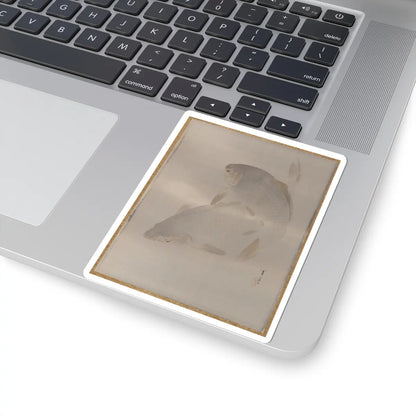 Watanabe Seitei - Carp swimming - ca. 1887 - STICKER Vinyl Kiss-Cut Decal