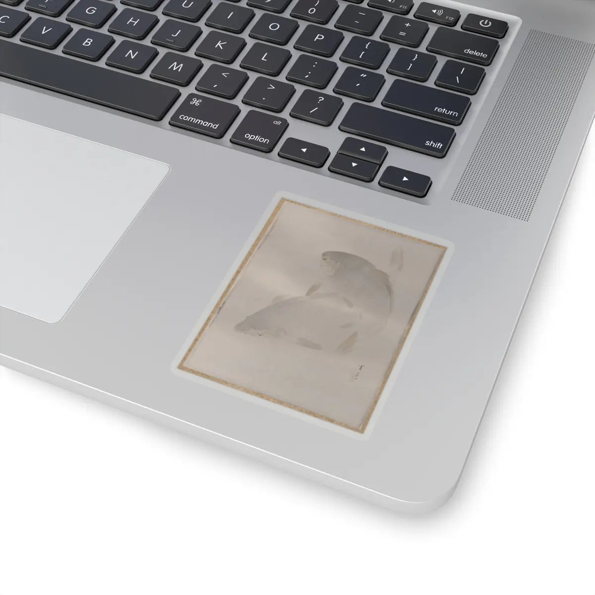 Watanabe Seitei - Carp swimming - ca. 1887 - STICKER Vinyl Kiss-Cut Decal