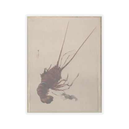 Watanabe Seitei - Crayfish - ca. 1887 - STICKER Vinyl Kiss-Cut Decal