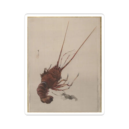 Watanabe Seitei - Crayfish - ca. 1887 - STICKER Vinyl Kiss-Cut Decal