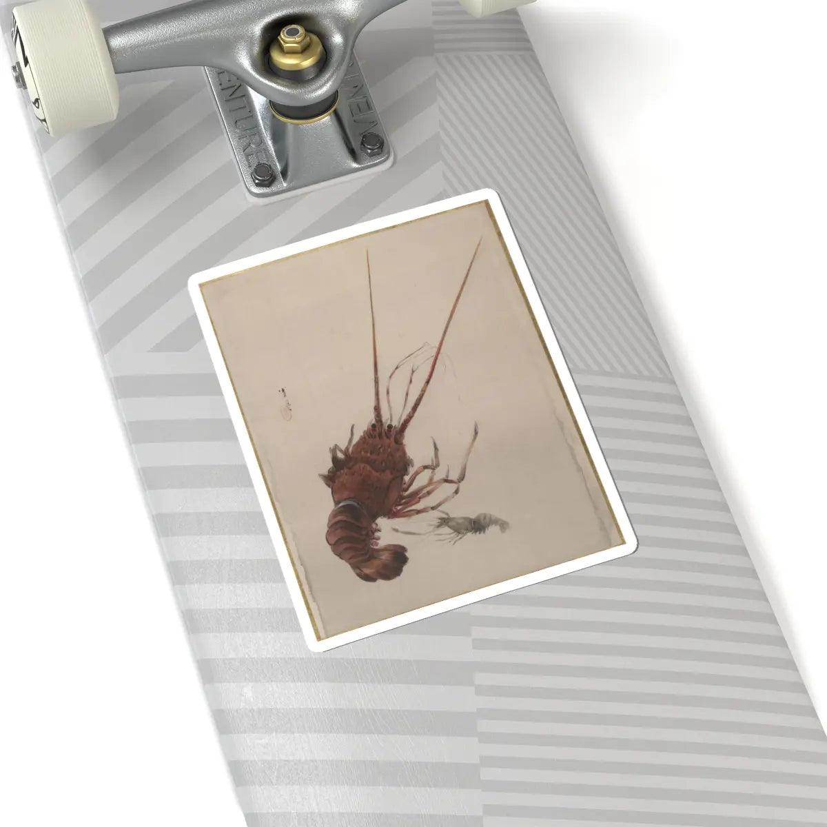 Watanabe Seitei - Crayfish - ca. 1887 - STICKER Vinyl Kiss-Cut Decal
